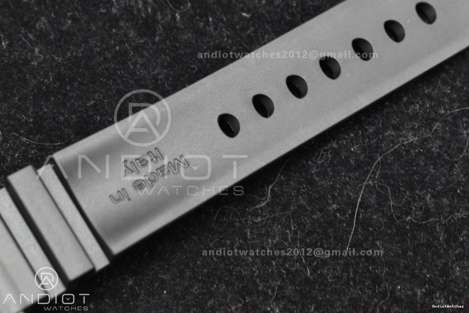 989 Rubber P.900 Best Carbotech Clone 42mm FashionForward Dial Strap Black PAM2231 Edition VSF on 1204